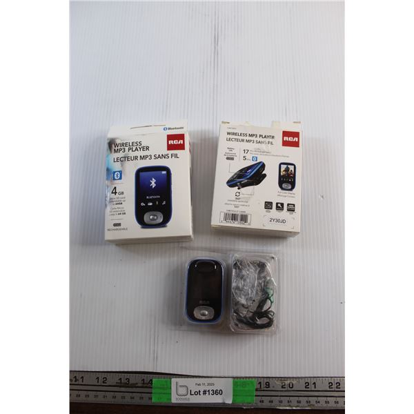 (2) RCA Wireless MP3 Players - As Is