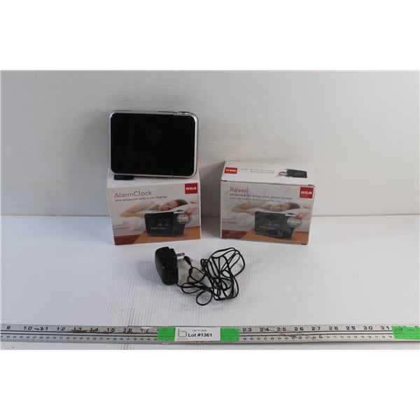 (2) RCA Projector Alarm Clocks - Tested