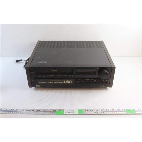 Mitsubishi HQ Stereo Video Cassette Recorder - As Is