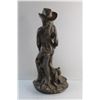 Image 3 : 24'' Chalkware Cowgirl Statue