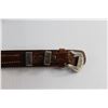 Image 3 : 30'' Leather Western Cowboy Belt