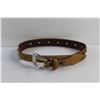 Image 2 : 26'' Leather Like Western Cowboy Belt