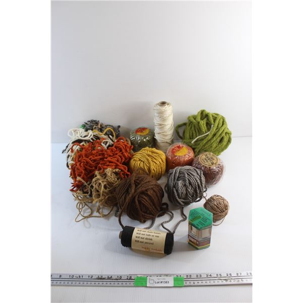 Assorted Crochet Yarns