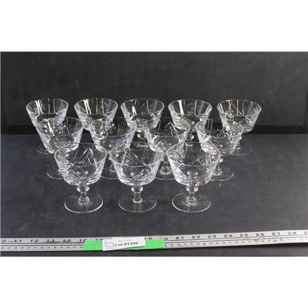 (12) Crystal Stemware