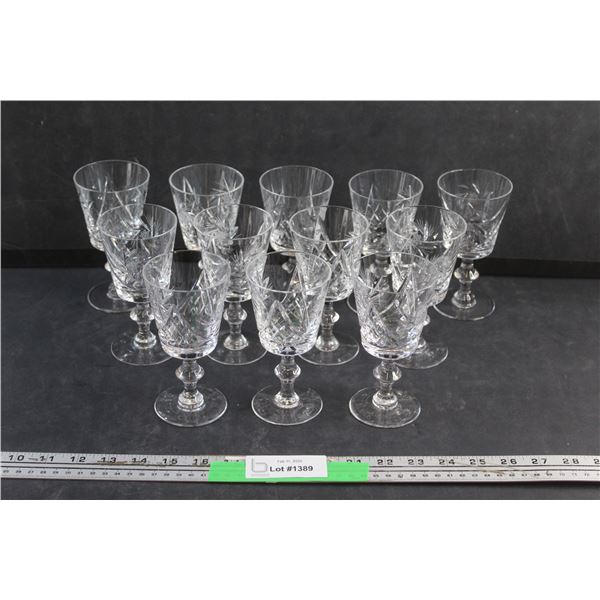 (12) Crystal Stemware