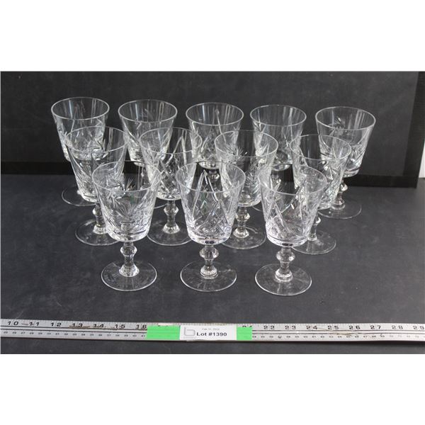 (12) Crystal Stemware