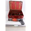 Image 1 : Hilti DX400 Nail Gun (Untested) with Metal Tool Box and Contents 15" x 11" x 4"