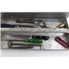 Image 2 : Tool Box with Contents (Wrenches, Brushes, Screwdrivers) 20.5" x 10" x 9.5"