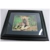 Image 3 : Pair of Wood Framed "Baby Animal" Themed Wall Art 17.5" x 14.5"