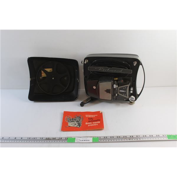 Richmond Aurora Fully Automatic 8mm Movie Projector - As Is
