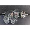 Image 4 : (6) Glass Mugs - A&W and Chug a Lug