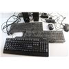 Image 5 : (3) Lenovo Keyboards, Logitech Speakers, Computer Mouses and Webcams - As Is
