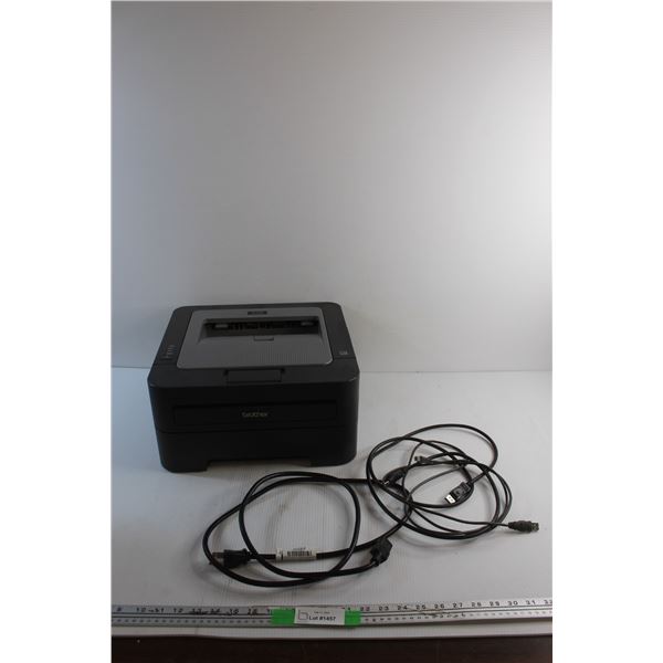 Brother Laser Printer and Cords - Tested