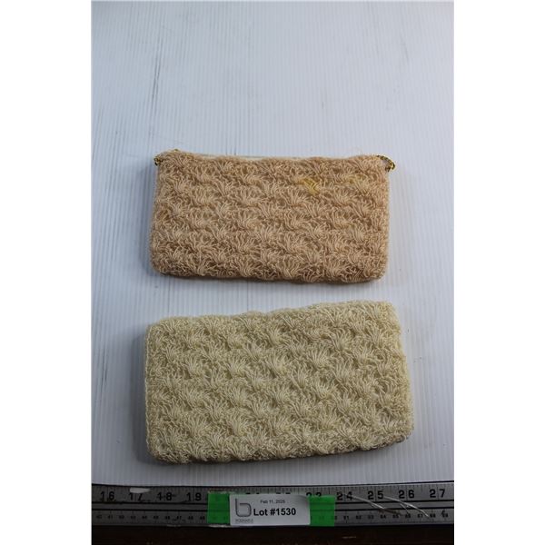 (2) Vintage Beaded Ladies Clutch Bags