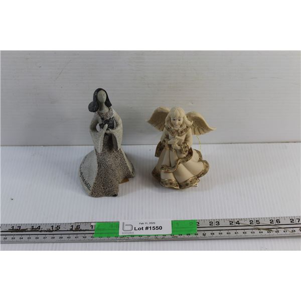 (2) Angel Figurines