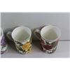 Image 4 : (4) Royal Bone China Ceramic Mugs