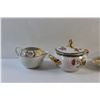 Image 2 : (2) Ceramic Cream & Sugar Sets and Decorative Candy Dish