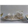 Image 6 : (2) Ceramic Cream & Sugar Sets and Decorative Candy Dish