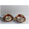 Image 3 : (4) Ceramic Decorative Tea Cups and Saucers