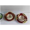 Image 5 : (4) Ceramic Decorative Tea Cups and Saucers