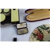 Image 4 : Vintage Make Up Box, Hand Fans and Jewelry Cases