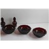 Image 3 : (5) Avon Cape Cod Candy Dishes and Salt & Pepper Shakers