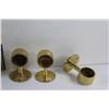Image 3 : (5) Brass Wall Brackets