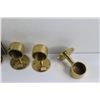 Image 4 : (5) Brass Wall Brackets