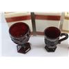 Image 3 : (2) Avon The 1876 Cape Cod Collection Goblets and (2) Pedestal Mugs
