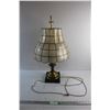 Image 1 : *Vintage Lamp with Capiz Shell Shade - Tested 28'' x 16''