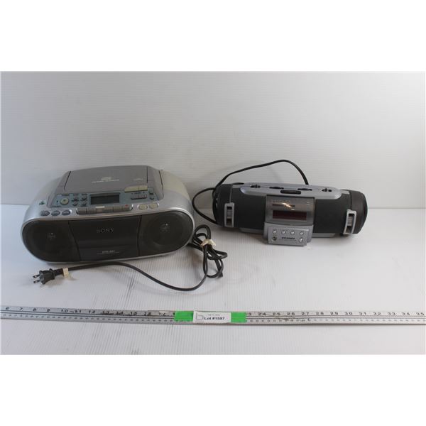 Sony & Sylvania Digital Alarm Clock Radios - Tested