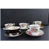 Image 2 : (5) Bone China Tea Cups and Coasters