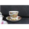 Image 3 : (5) Bone China Tea Cups and Coasters