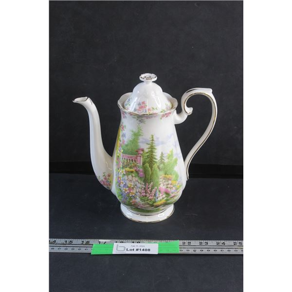 Royal Albert Kentish Rockery Pattern Bone China Coffee Pot