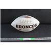 Image 1 : Authographed Broncos Football - Authenticity Not Guaranteed