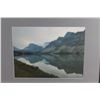 Image 2 : Framed Rocky Mountains View Art Print 19 1/2'' x 16''