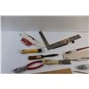 Image 2 : Drywall Tools, Paint Brushes, Pliers, Screwdrivers, Carpenter's Square and Misc