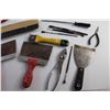 Image 5 : Drywall Tools, Paint Brushes, Pliers, Screwdrivers, Carpenter's Square and Misc