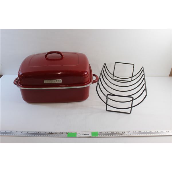 Kitchen Aid Enamel Roaster with Rack
