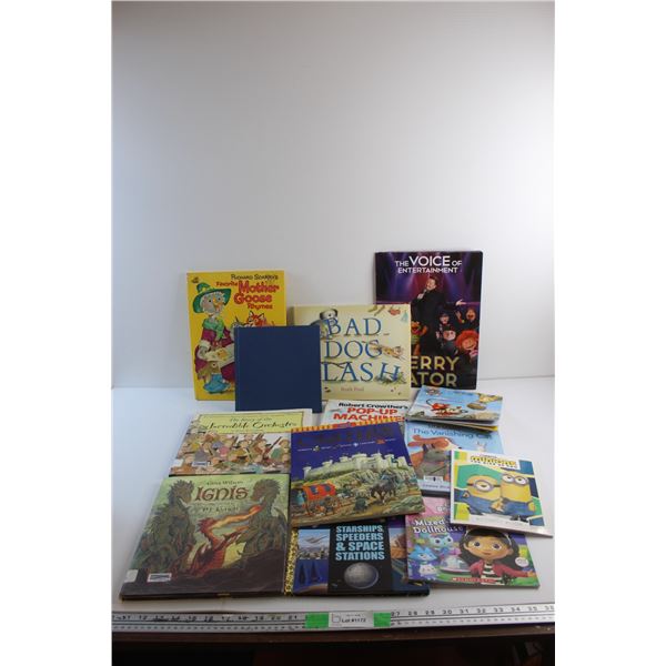 (13) Books - Minions, Paw Patrol and Ignis