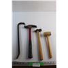 Image 1 : Crowbar, Metal and Rubber Hammers
