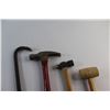 Image 4 : Crowbar, Metal and Rubber Hammers