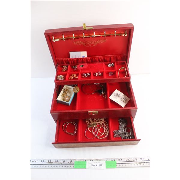 Jewelry Box, Bracelets, Necklaces and Shirt Cuffs