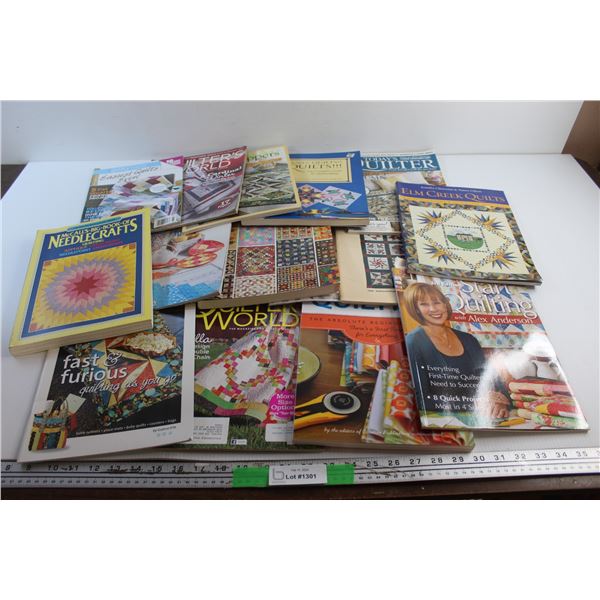 (10+) Magazines - Quilter's World, Book of Needlecrafts and Start Quilting