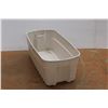 Image 3 : *Plastic Tub 41'' x 16'' x 21'' - Missing Lid, Damaged - CANNOT SHIP