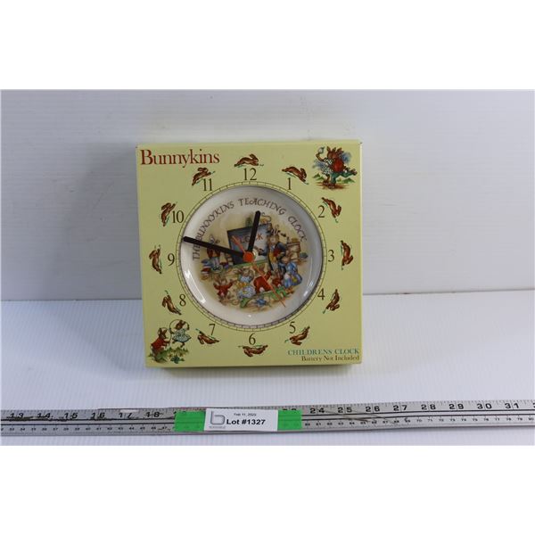 Bunny Kins Children's Clock - New