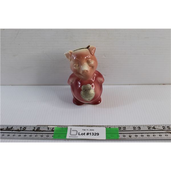 Royal Copley Ceramic Piggy Coin Bank