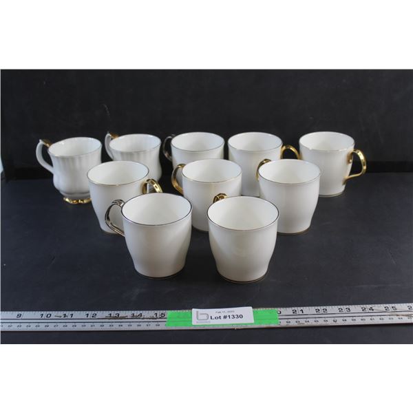 (10) Royal Albert Bone China Coffee Cups