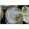 Image 7 : 40+ piece Royal Albert Crown China Dish Set - Dining Plates, Bowl, Coasters and Trays