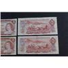 Image 3 : (4) Vintage $2 Canadian Dollar Bills
